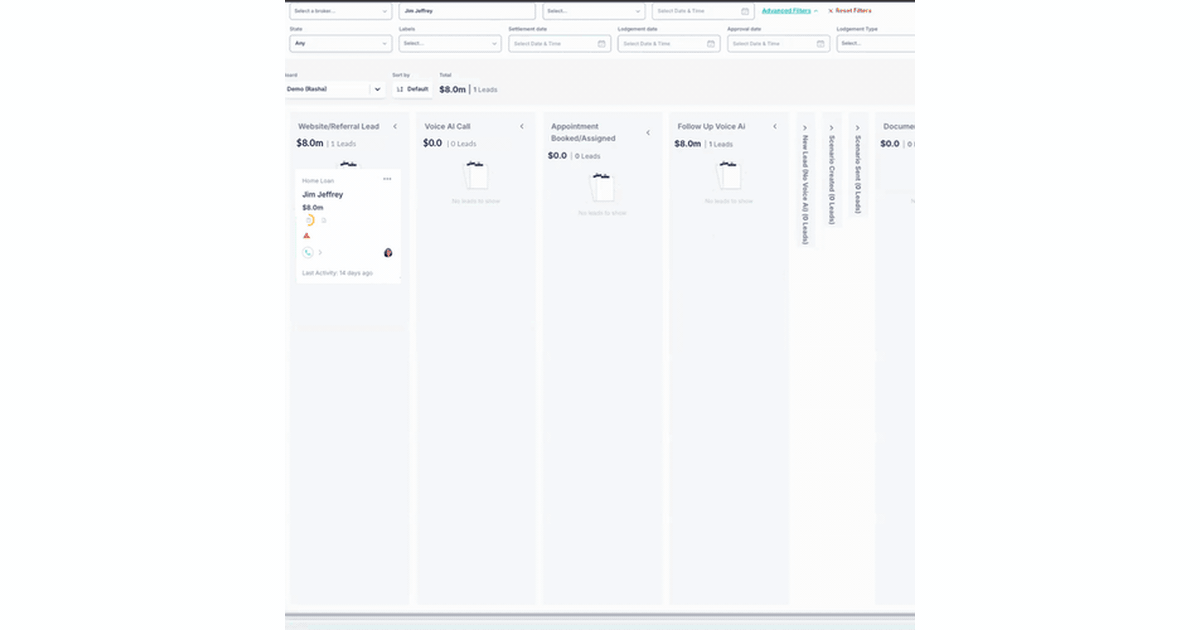 Smart Fill automation filling in a client's fact find as they upload documents